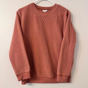[cat & jack] sherpa crew neck sweatshirt